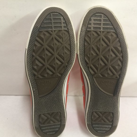 Converse All Stars Shoes Orange Unisex 7 Men 9 Women - Picture 7 of 14